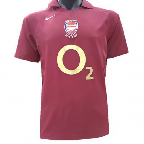 05-06 Arsenal Retro Home Kit Soccer Jersey